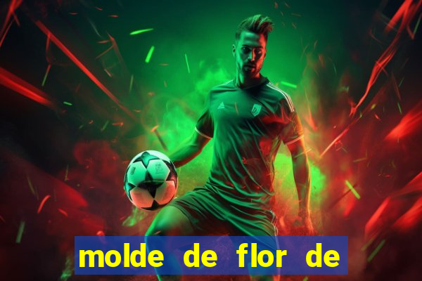 molde de flor de eva grande para imprimir
