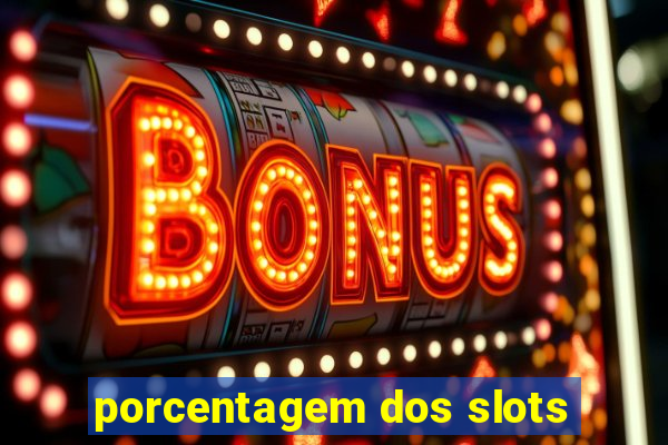 porcentagem dos slots