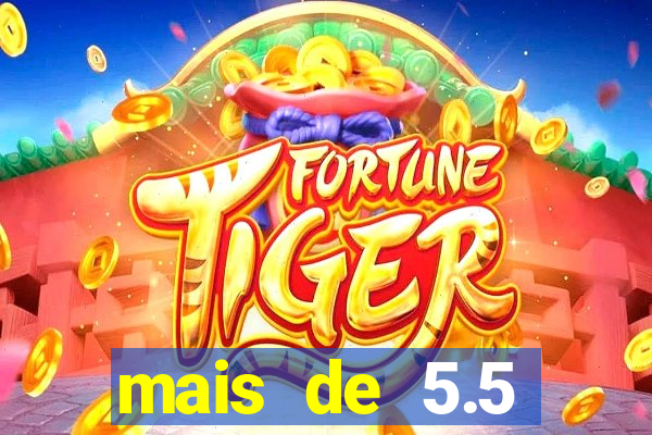 mais de 5.5 escanteios o que significa