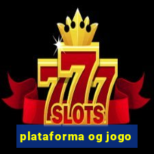 plataforma og jogo