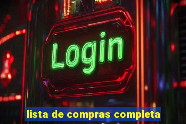 lista de compras completa