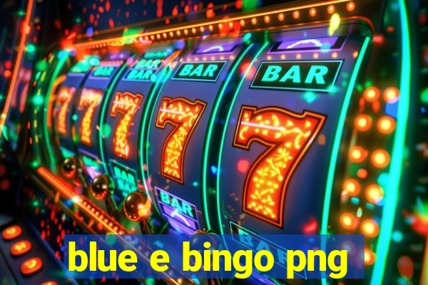 blue e bingo png