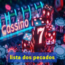 lista dos pecados