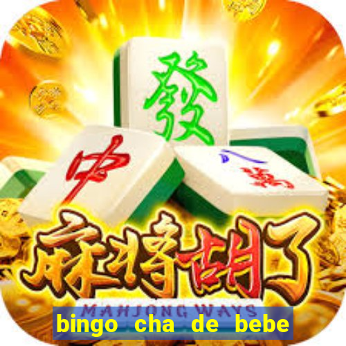 bingo cha de bebe cartelas para imprimir