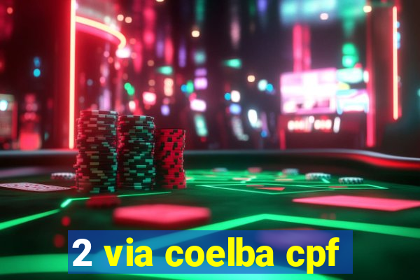 2 via coelba cpf