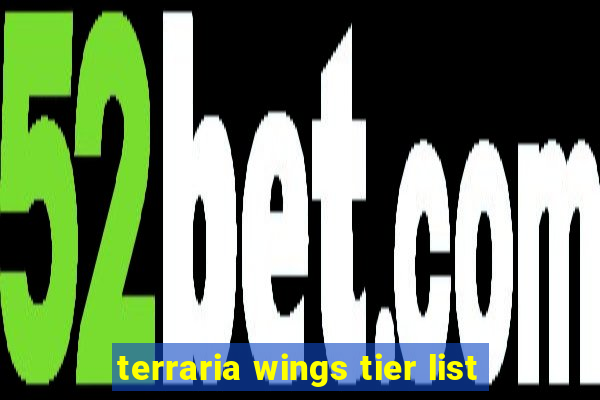 terraria wings tier list
