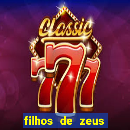 filhos de zeus mitologia grega