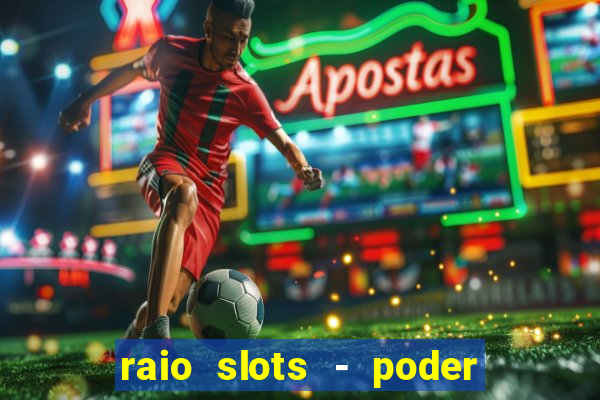 raio slots - poder de zéus