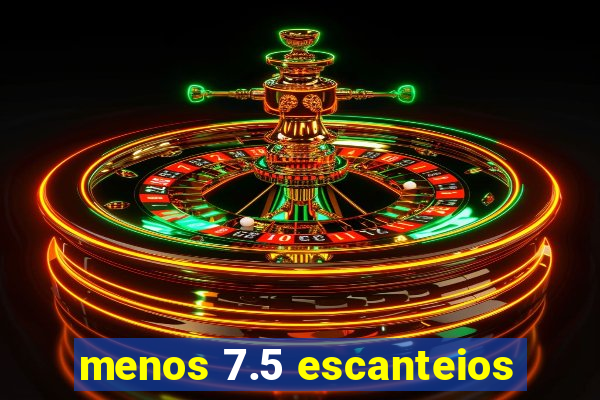 menos 7.5 escanteios