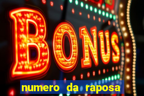 numero da raposa jogo do bicho