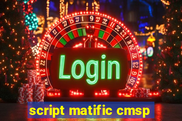 script matific cmsp