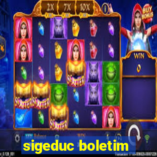 sigeduc boletim