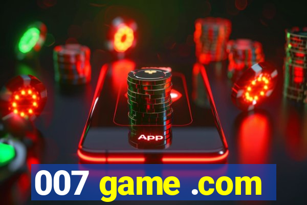 007 game .com