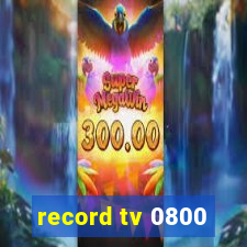 record tv 0800
