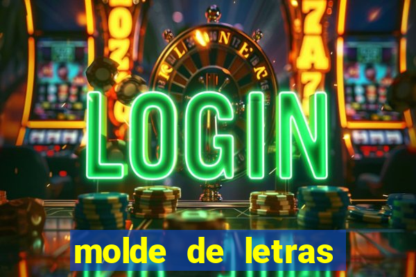 molde de letras feliz natal para imprimir