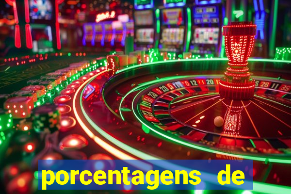 porcentagens de jogos pagantes