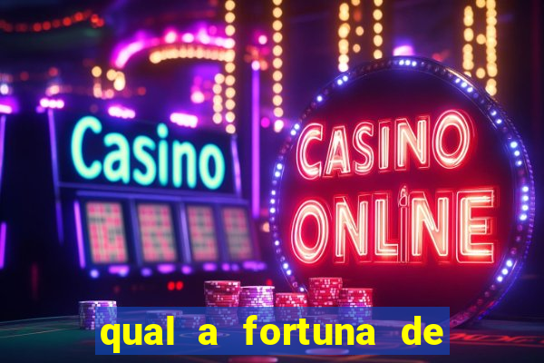 qual a fortuna de mari maria