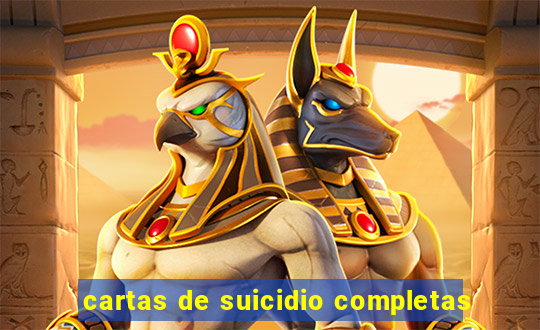 cartas de suicidio completas