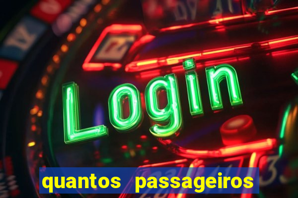 quantos passageiros cabem em um navio de cruzeiro