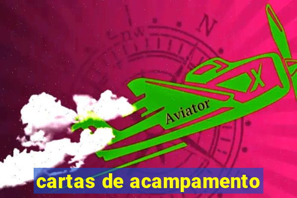 cartas de acampamento