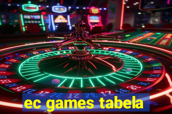 ec games tabela