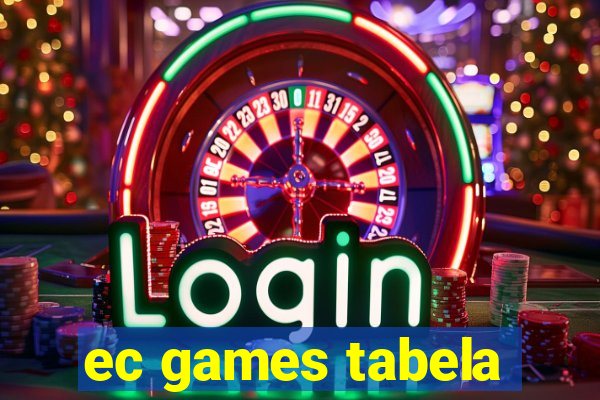 ec games tabela