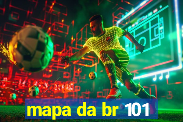 mapa da br 101