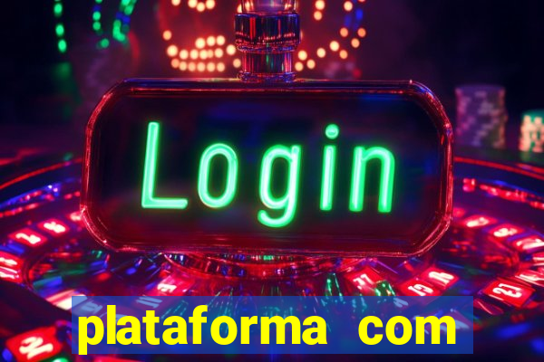 plataforma com chuva de dinheiro