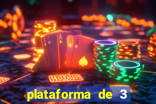 plataforma de 3 reais jogo