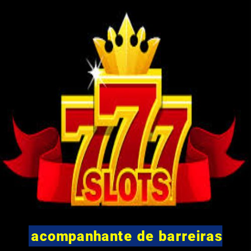 acompanhante de barreiras
