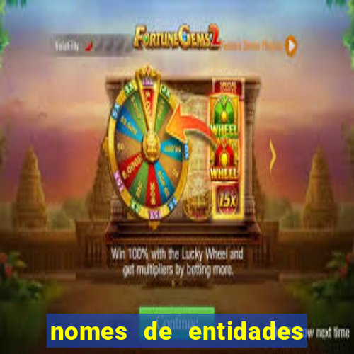 nomes de entidades do mal