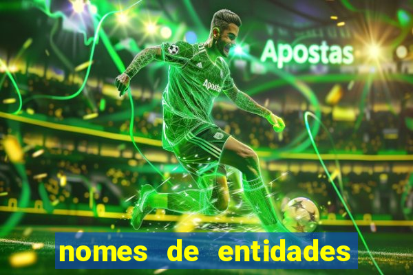 nomes de entidades do mal