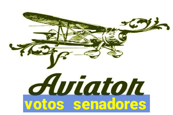 votos senadores impeachment moraes