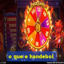 o que e handebol