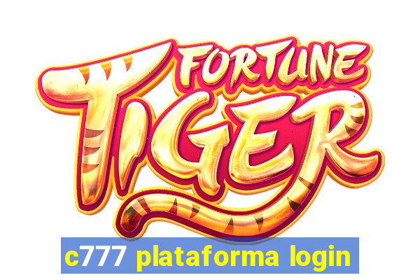 c777 plataforma login