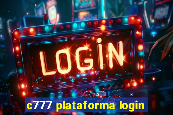 c777 plataforma login