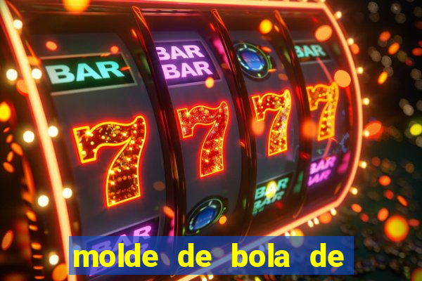 molde de bola de futebol para imprimir