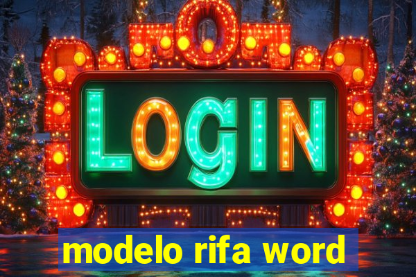 modelo rifa word