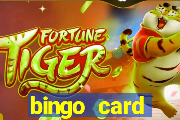 bingo card generator with pictures