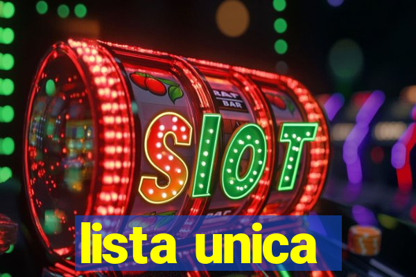 lista unica