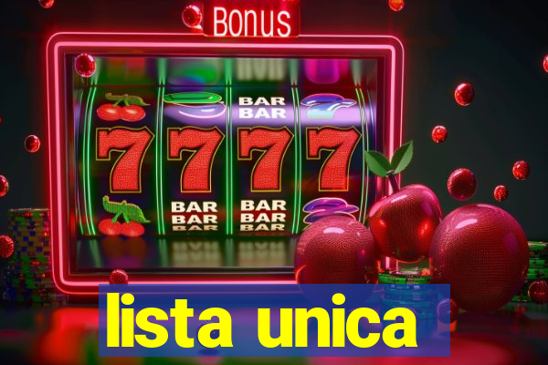 lista unica