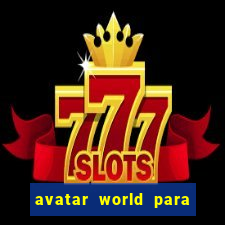 avatar world para colorir e imprimir