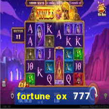 fortune ox 777 fortuna 77