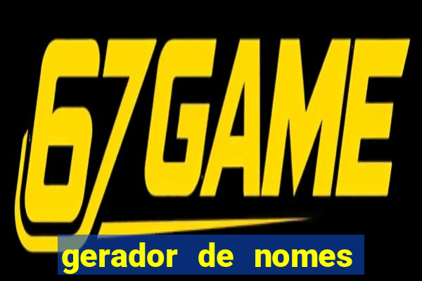 gerador de nomes de guerra