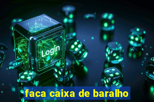 faca caixa de baralho