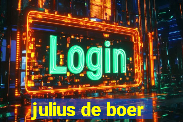 julius de boer