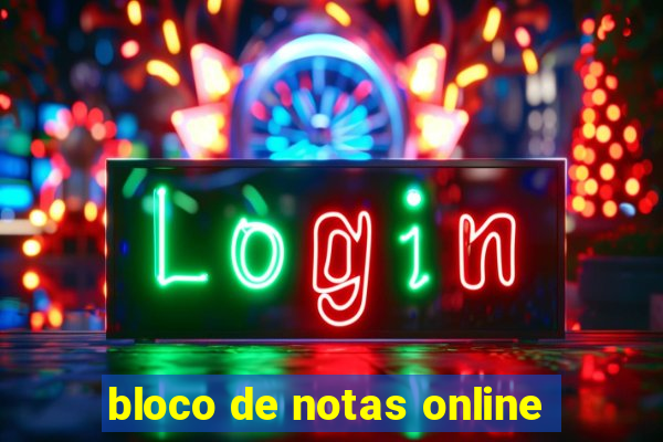 bloco de notas online