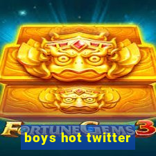 boys hot twitter