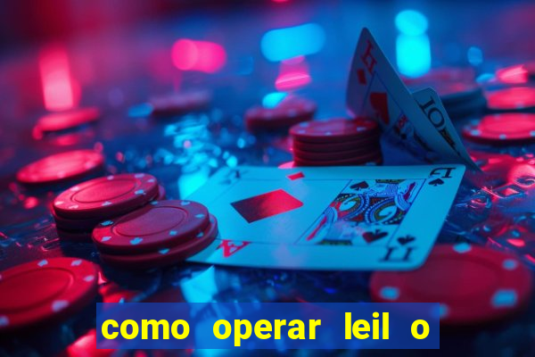 como operar leil o de abertura mini indice