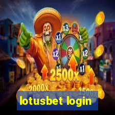 lotusbet login